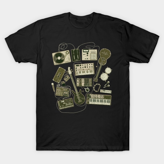 Musician and Music Producer T-Shirt by Mewzeek_T